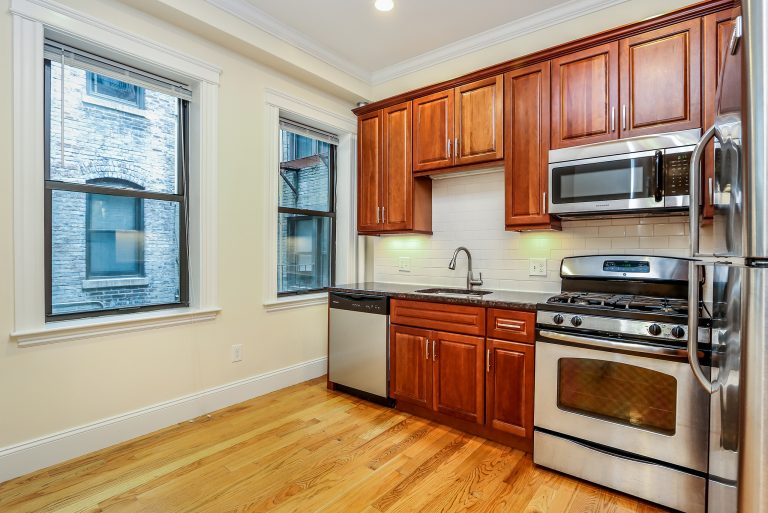 Photograph of Kitchen at 25 Peterborough Street, Boston MA